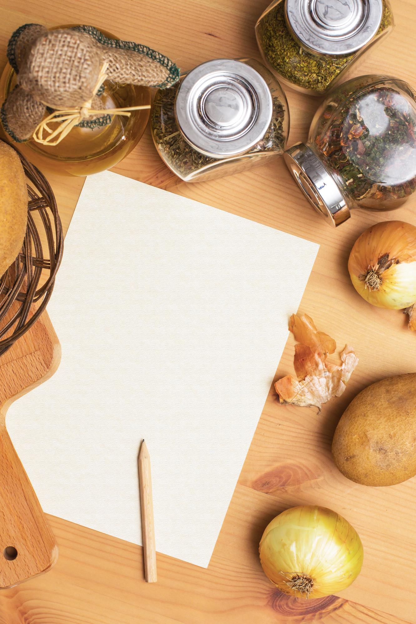 pricing hero illustration with utensils
